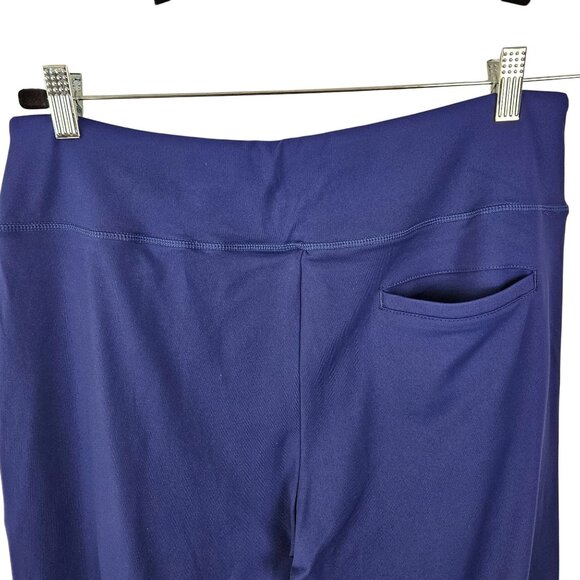 DaYoung Womens High Waist Stretch Flare Pants Size XXL Navy Blue Comfortable - Picture 7 of 11